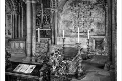 Durham Cathedral,  Tomb of Bede in the Galilee Chapel