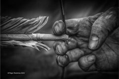 Digital-Open-Monochrome_Roger-Bradshaw_England_The-Archer_GPU-Ribbon