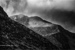 Digital-Open-Monochrome_Graham-Snowden_England_Tryfan-and-Clogwyn-Y-Tarw_