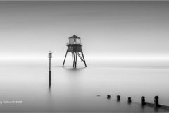 Digital-Open-Monochrome_Jay-Hallsworth_England_Dover-Court-Lighthouse-at-High-Tide_