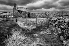 Digital-Open-Monochrome_Rosemary-Wilman_England_Derelict-Cottage-Scales-Moor_